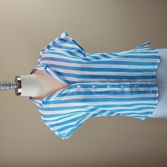 Old Navy women's 50% cotton 50% rayon blouse - Picture 1 of 6